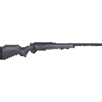 Mossberg 28102 Patriot Long Range Hunter 300 Win Mag 3+1 24 Sniper Gray Fixed Monte Carlo Stock Matte Blued Right Hand