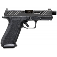 Shadow Systems XR920 Elite 9mm 5 Black Match/Spiral Fluted/Threaded Barrel 10+1 Black Optic Cut Pistol