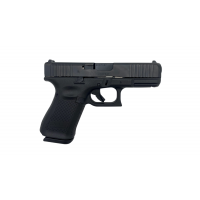 Glock 19 Gen 5 MOS 9mm 4.02 15 Round Black nDLC Steel Front Serrations Pistol