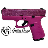 GLOCK 43X 9MM CRUSH GLITTER GUNZ