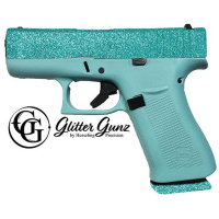 GLOCK 43X 9MM MALIBLUE GLITTER GUNZ