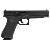 Glock G34 Gen 5, 9mm, 5.31 Barrel, 3- 17 Round Magazines, Optics Ready, Black, Pistol