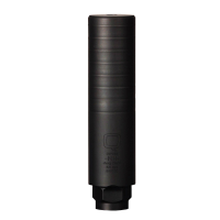 Q Short Chop 8.6mm/.338 Bore 7.2 Stainless Steel Black Suppressor