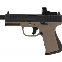 FMK ELITE PRO PACKAGE HGA 9MM 4 IN BBL BURNT BROZE ELITE TRIGGER CT OPTIC/SUP SIGHTS 2/14RD MAGS