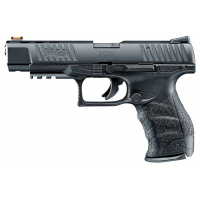 Walther Arms 5100305 PPQ M2 22 LR 5 10+1 Black Black Interchangeable Backstrap Grip Fiber Optic Sights