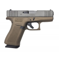 GLOCK 43X 9MM PLUNDERER SILVER BRONZE BATTLEWORN 10RD PISTOL