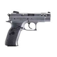 Sar USA P8SST P8S Compact 9mm Luger 3.80 17+1 Stainless Steel Black Polymer Grip