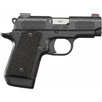 Kimber Micro 9 Triari 9mm, 3 Barrel, KimPro II Black, Black Linen Micarta Grips, 7rd