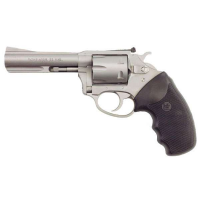 Charter Arms 72342 Pathfinder Target Revolver Single 22 Winchester Magnum Rimfire (WMR) 4.20 6 Round Black Rubber Grip Stainless