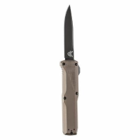 Benchmade 4600DLC-1 Phaeton Auto Out the Front, Black Blade w/ FDE Handle, Knife