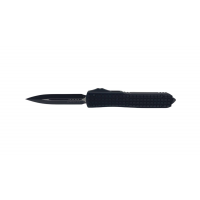 Microtech 122-1TFRS Ultratech D/E Frag Tactical Standard, Black Handle & Blade OTF Automatic Knife