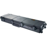 Pelican IM3300 Storm Long Case Black HPX Resin 2 Guns w/Wheels