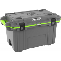 PELICAN COOLER IM 70 QUART ELITE DARK GRAY/GREEN TRIM