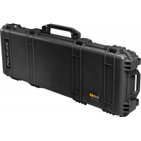 Pelican 1720 Protector Long Case 44 Black Polypropylene Rifle w/Wheels