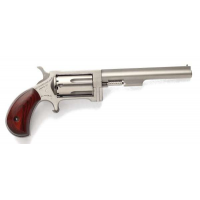 NAA NAASW4 Sidewinder *CA Compliant 22 Mag 5rd 4 Stainless Steel, Rosewood Bird's Head Grip