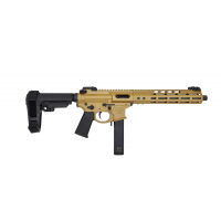 Noveske Gen 4 NOVESKE9 9mm 10.5 Shorty Tiger Eye Brown Cerakote M-LOK Tactical Pistol (Brace Included)