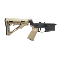 Bushmaster M4 Forged Complete AR15 Lower Receiver - FDE | MOE Furniture