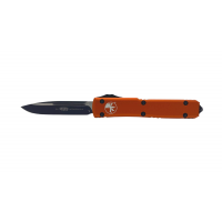 Microtech 121-1OR Ultratech S/E Standard, Orange Handle & Black Blade OTF Automatic Knife