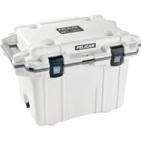 PELICAN IM 50QT ELITE COOLER WHT/GRY