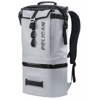 PELICAN SOFT COOLER BACKPACK COMPRESSION MOLDED GREY