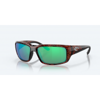 Costa Fantail Polarized Sunglasses in Green Mirror