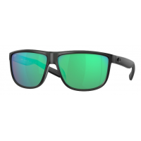 Costa Rincondo Matte Smoke Crystal Frame w/ Green Mirror Polarized Polycarbonate Lenses Sunglasses