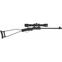 Chiappa Firearms 500232 Little Badger  22 LR 1 16.50 OD Green Wire Frame Stock Blued Right Hand