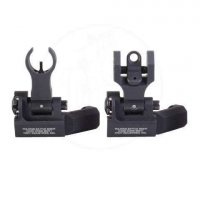 Troy Ind SSIG45SHRBT00 45 Degree BattleSight HK Front and Round Rear HK Folding Aluminum Black Black Black