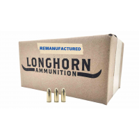 Longhorn Ammunition 9mm 115gr FMJ *Remanufactured* Centerfire Pistol Ammunition 1000rd Case