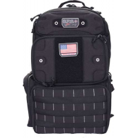 G*Outdoors GPS-T1913BPB Tactical Range Bag  Black 1000D Nylon 4 Handguns