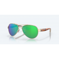 Costa Loreto Polarized Sunglasses in Green Mirror