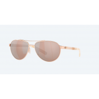 Costa Fernandina Polarized Sunglasses in Copper Silver Mirror