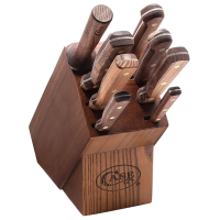 Household Cutlery | Solid Walnut Handles | 9-Piece Block Set