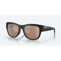 Costa Caleta Polarized Sunglasses in Copper Silver Mirror