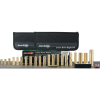 AimShot Master Kit Multi-Caliber Bore Sight with Green 532nM Laser & Uses 2 AAA Batteries for Rifles (Batteries Not Included)