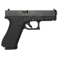 Glock G45 9mm Luger 4.02 17 Round Black nDLC Front Serrations Slide Black Interchangeable Backstrap Grip Pistol