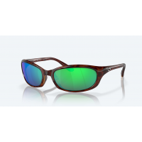 Costa Harpoon Polarized Sunglasses in Green Mirror