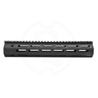 Troy Ind SRAIML111BT00 Battle Rail M-LOK AR15/M16 Black Hardcoat Anodized Aluminum 11