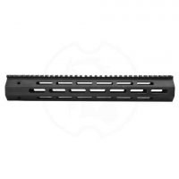 Troy Ind SRAIML113BT00 Battle Rail M-LOK AR-15 Black Hardcoat Anodized Aluminum 13