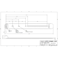 Area419 ARCALOCK 12'' Universal Barricade Rail Kit w/t Clamp