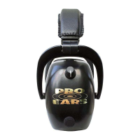 Pro Ears PEG2RMB Pro Ears Gold II Electronic 30 dB Over the Head Black Ear Cups w/Gold Logo