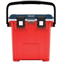 Pelican 20Q5REDBLUWHT Personal Cooler Elite Red/White/Blue Polypropylene 20 QT