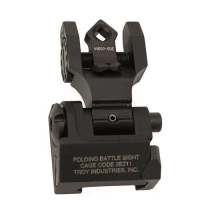 Troy Ind SSIGFBSTTBT00 Dioptic Tritium BattleSight Rear Sight AR Platform Folding Black