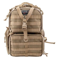 G*Outdoors T1612BPT Tactical Range Backpack Tan Nylon Teflon Coating