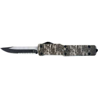 TEMPLAR KNIFE SLIM OTF MOBL 3.1 BLACK DP D2 SERRATED ALUM