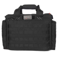 G*Outdoors GPS-T1714LRB Tactical Range Bag  Black 1000D Nylon Teflon Coating 5 Handguns