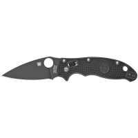 Spyderco C101PBBK2 Manix 2 Lightweight 3.37 BD1 CTS BD1 Stainless Steel Black Full-Flat FRCP Handle Folding