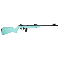 Rossi Compact Bolt Action Rimfire Rifle - Black / Cyan | .22 LR | 16.5 Barrel | 10rd | Polymer Stock