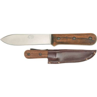 Ka-Bar BK62 Becker Kephart 5.13 Drop Point Plain 1095 Cro-Van Walnut Handle Fixed