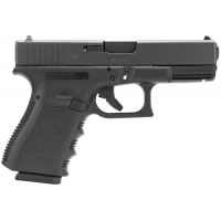 Glock PI2350201 G23 Gen3  *CA Compliant 40 S&W 4.02 10+1 Black Steel Slide Black Polymer Grip Fixed Sights